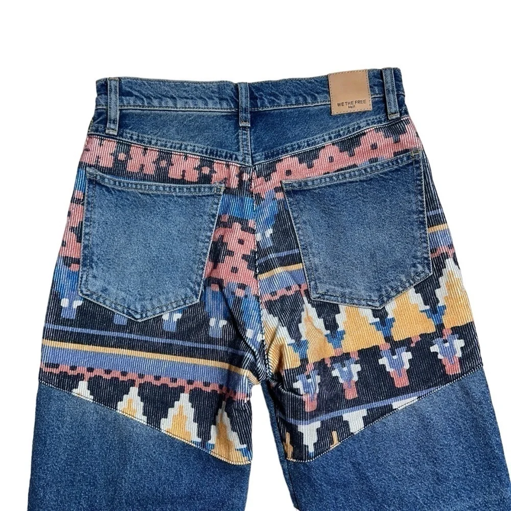 Free People Rocky Mountain Straight Leg Jeans US 26